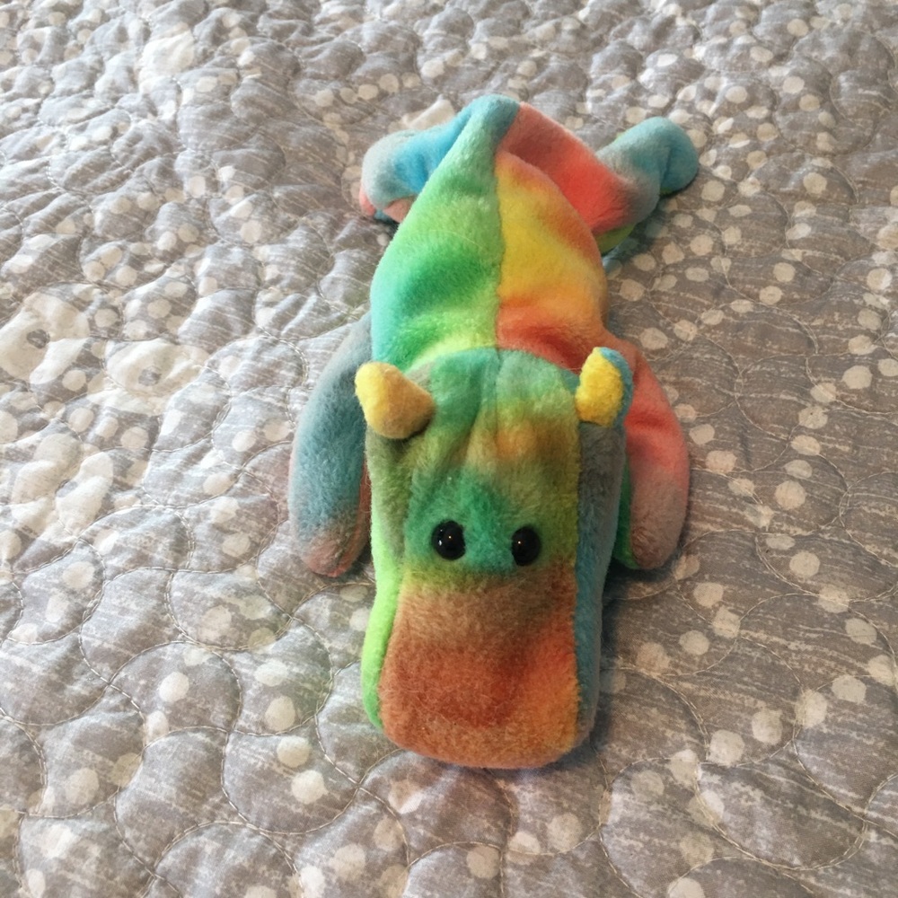 Rainbow Plush Hippo Stuffed Animal - Colorful Soft Toy